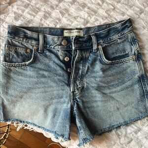 Free people jeans shorts size 26!